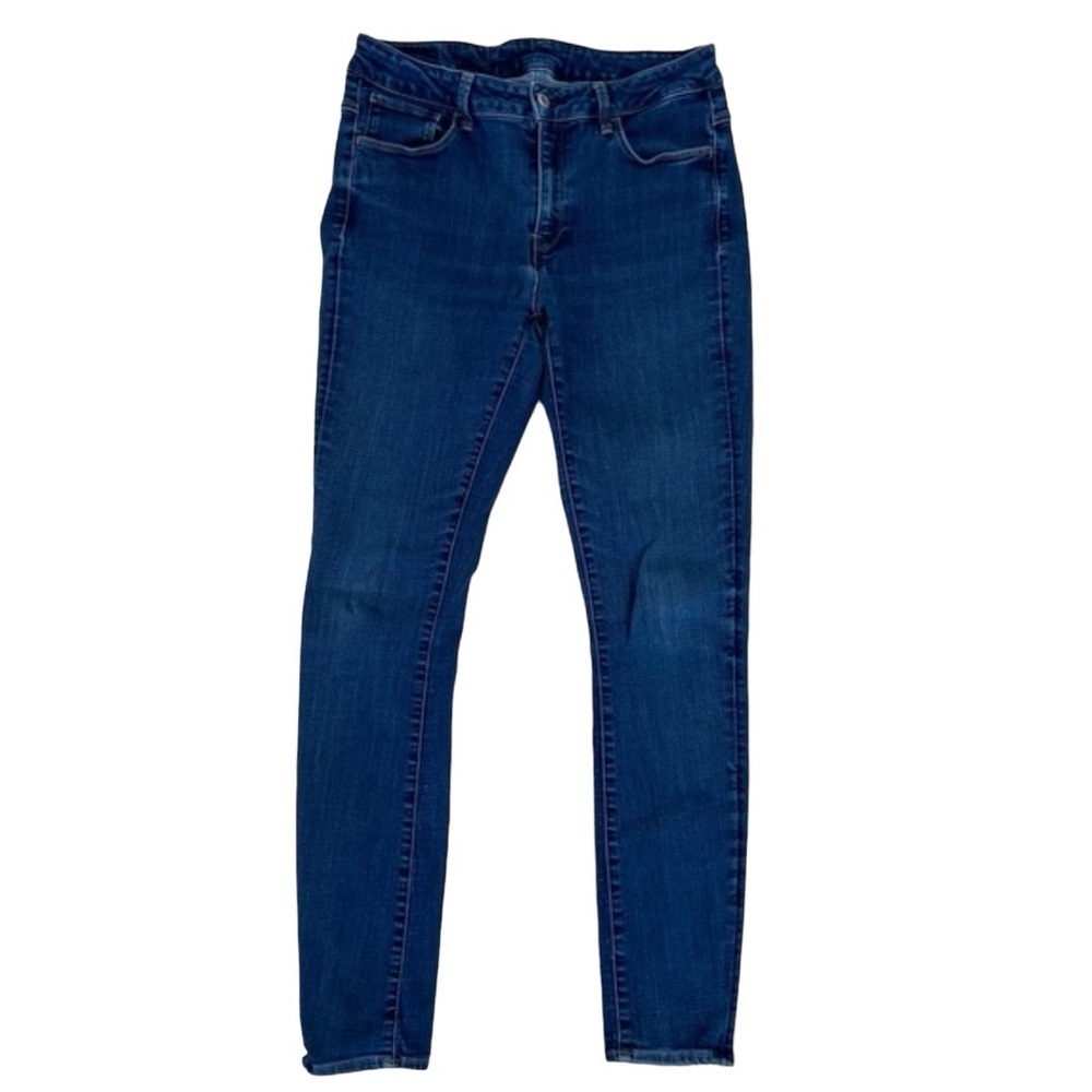 G-Star Raw 3301 deconstructed blue jeans high skinny stretch denim size 32